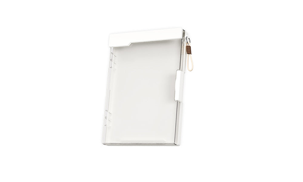 2 in 1 Clipboard File Box with Transparent Cover and Pen Slot