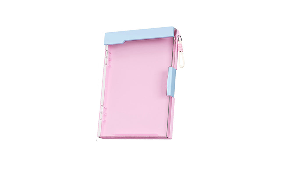 2 in 1 Clipboard File Box with Transparent Cover and Pen Slot