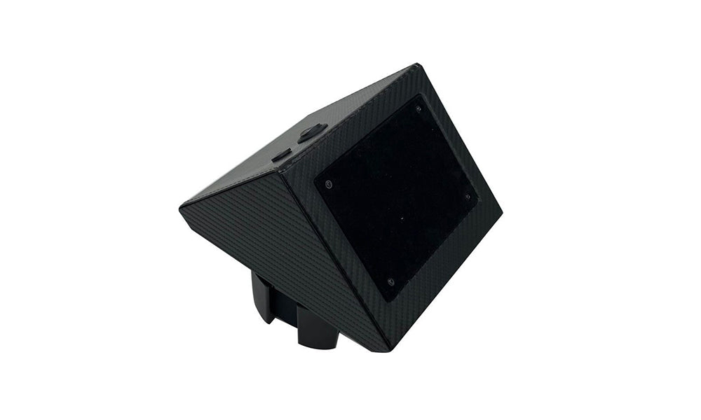 USB Carbon Fibre Leather Automatic Watch Winder Display Stand