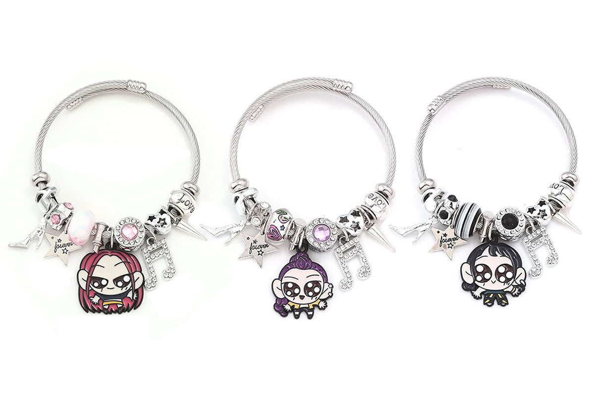 Monster Huntress Inspired Bracelet Character Beaded Charms Chain Wristband