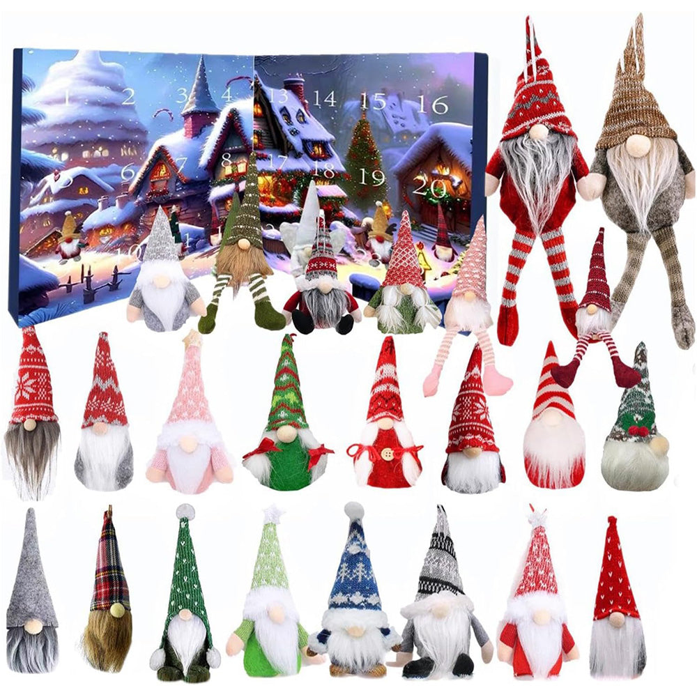 24 Days Christmas Gnome Advent Calendar
