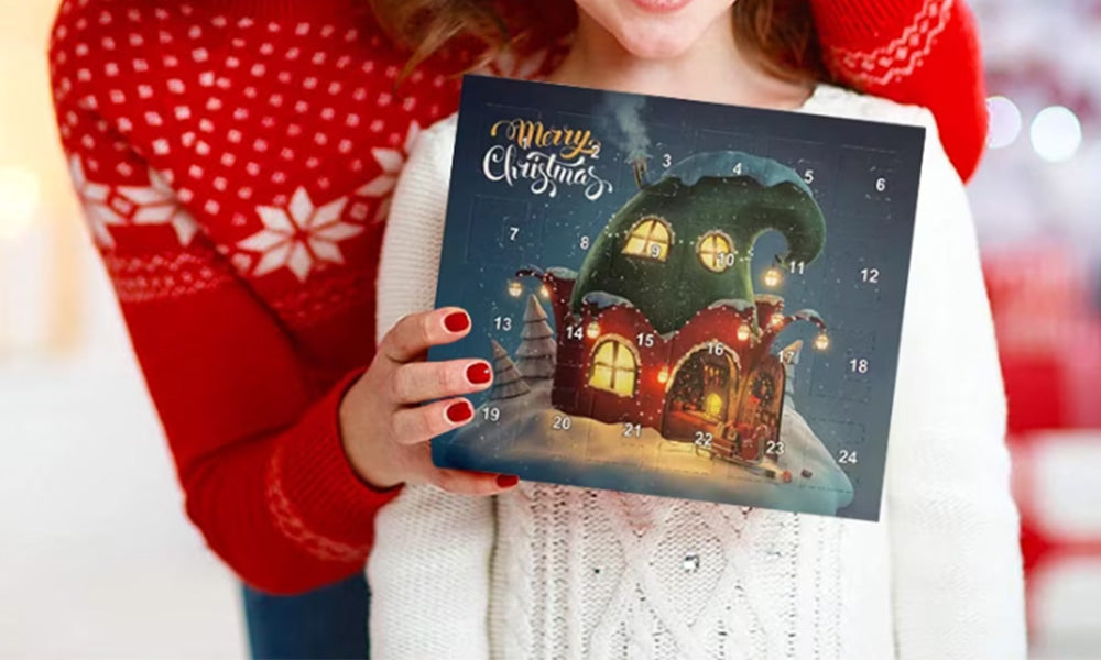 24 Day Christmas Countdown Calendar DIY Bracelet Making Kit with Surprise Accessories