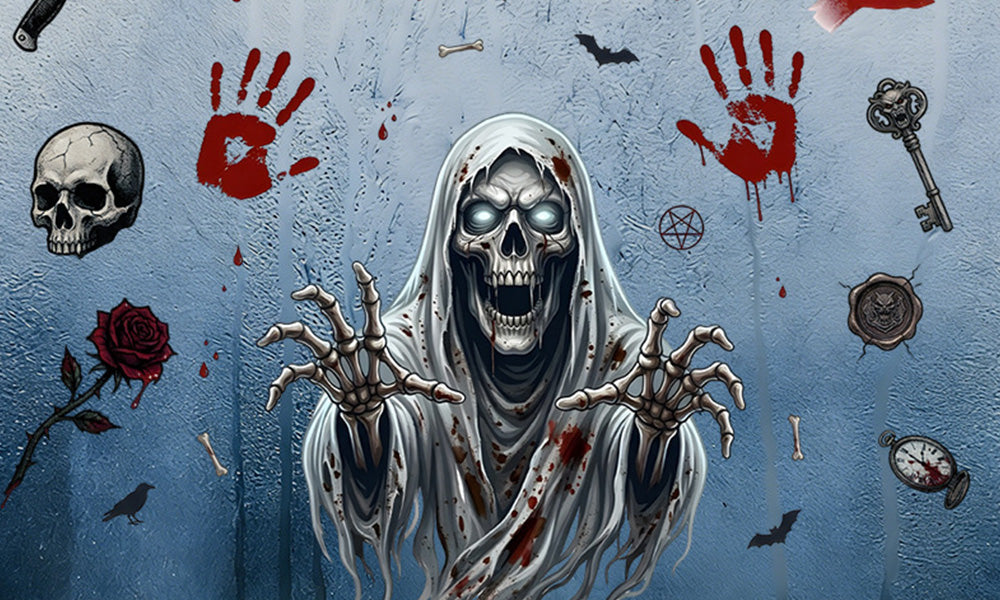 Halloween Static Cling Wall Window Decoration Sticker Set