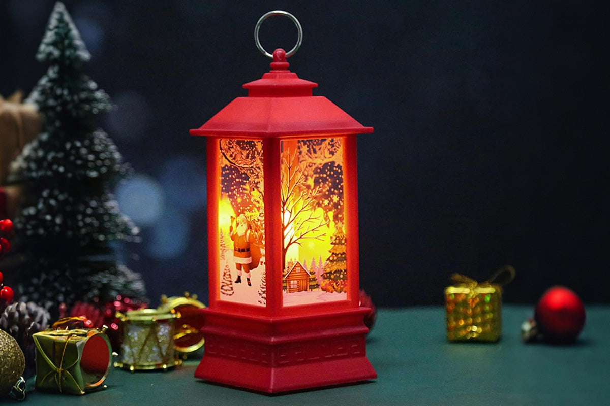 Christmas LED Lantern Xmas Tree Decoration Ornament Light