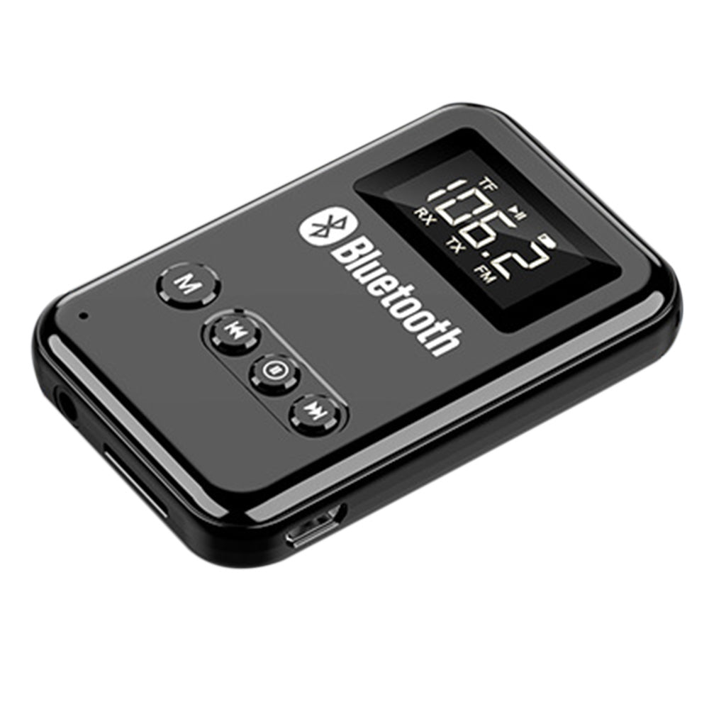 USB Bluetooth 5.0 Transmitter Receiver 4-in-1 Wireless Audio 3.5mm Aux Car Adapter