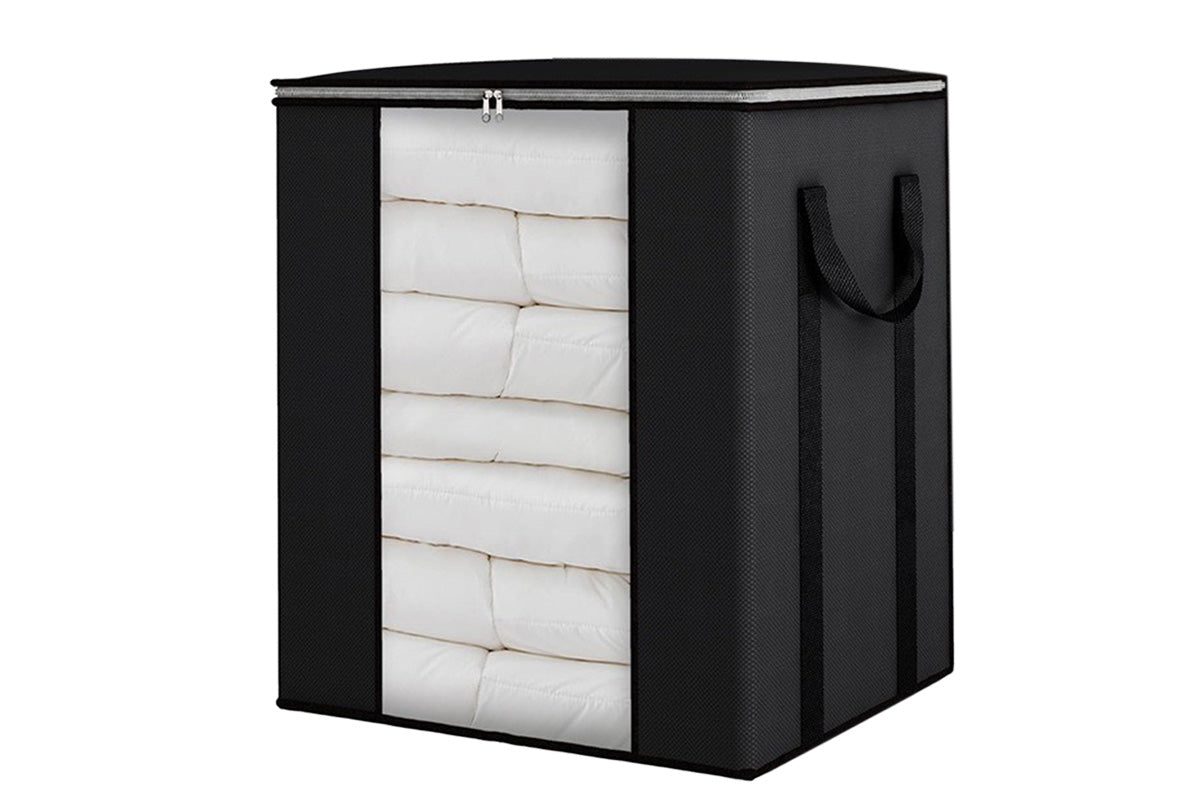 Blanket Storage Bag Extra Large Moving Clothes and Toy Foldable Container 120L