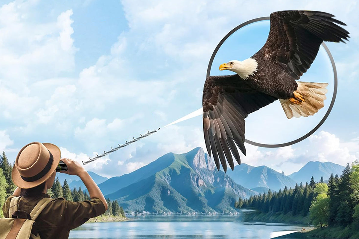 15X25 Compact Binoculars with Storage Bag for Adults