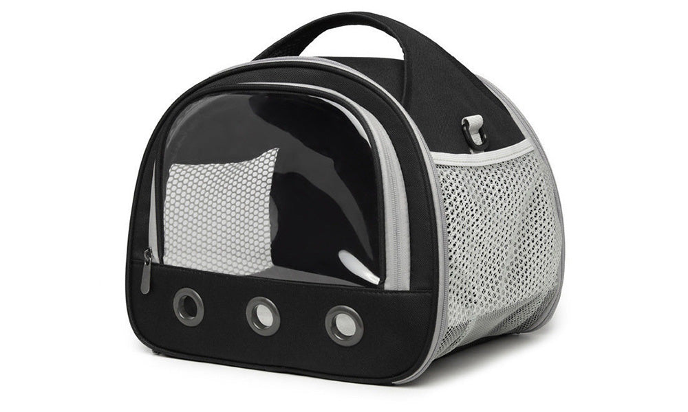 Portable Pig Hamster Rabbit Small Animal Carrier Bag with Window and Strap