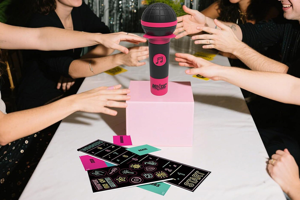 Microphone Karaoke Party Game Card Set for Adults Family Board Game