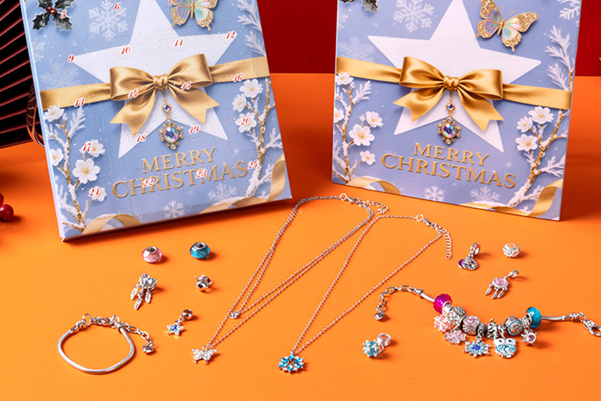DIY Charm Bracelet Blind Box Jewelry Making Kit Holiday Birthday Gift for Kids Girls Teens