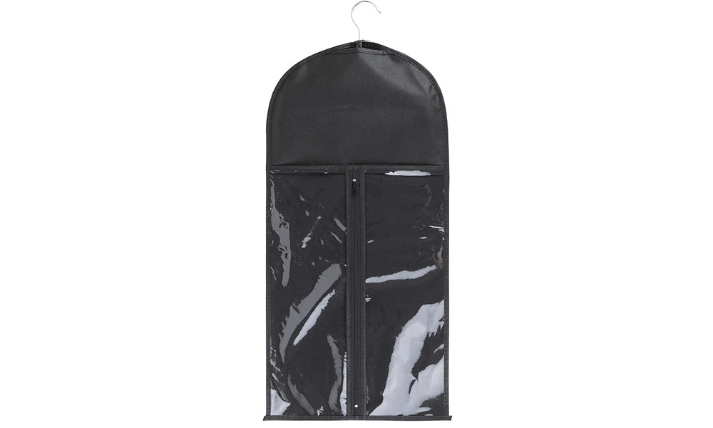 2 PCS Nonwoven Wig Storage Bags with Transparent Windows and Hanger