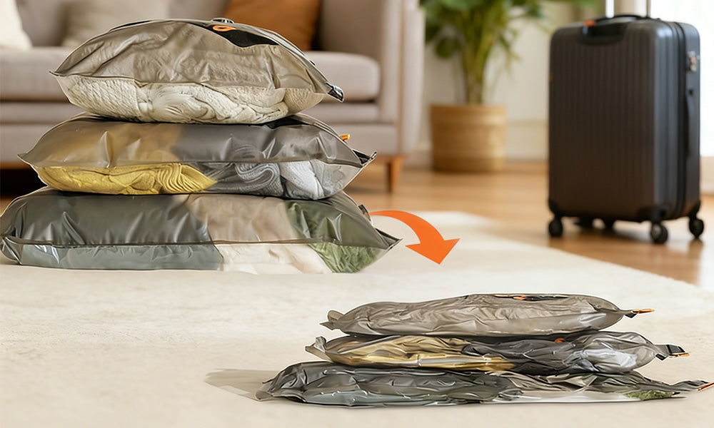 Vacuum Storage Compression Bag for Clothes Travel Suitcase