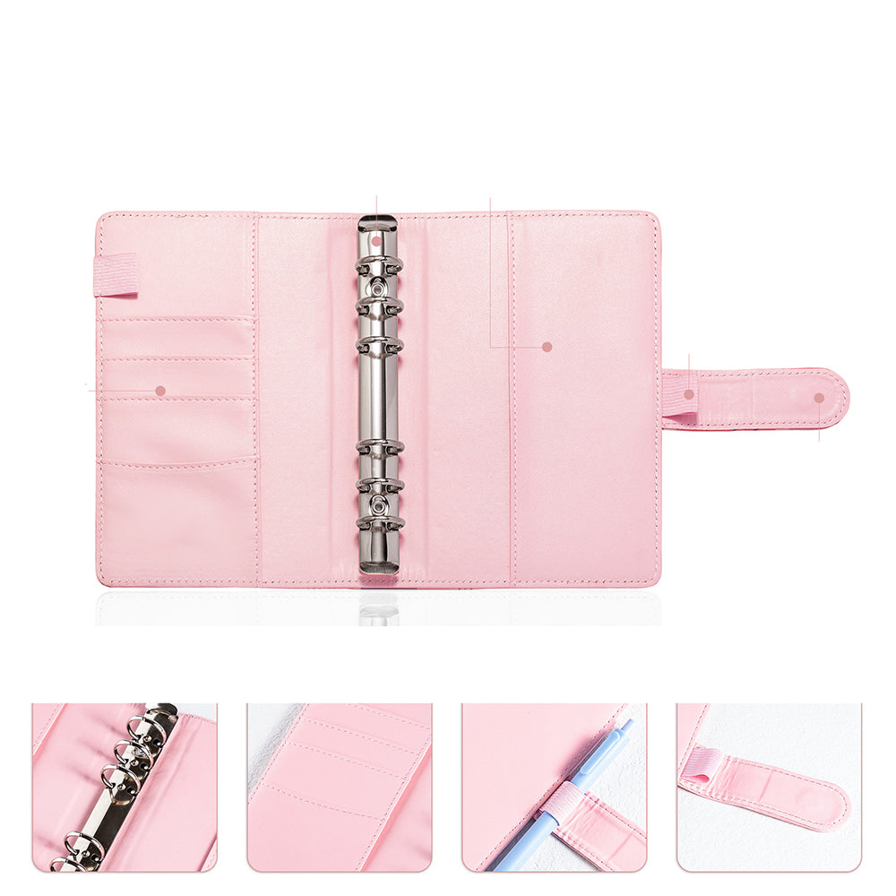 Budget Binder with Money Saving Challenge Cash Envelopes Planner Organizer Pink