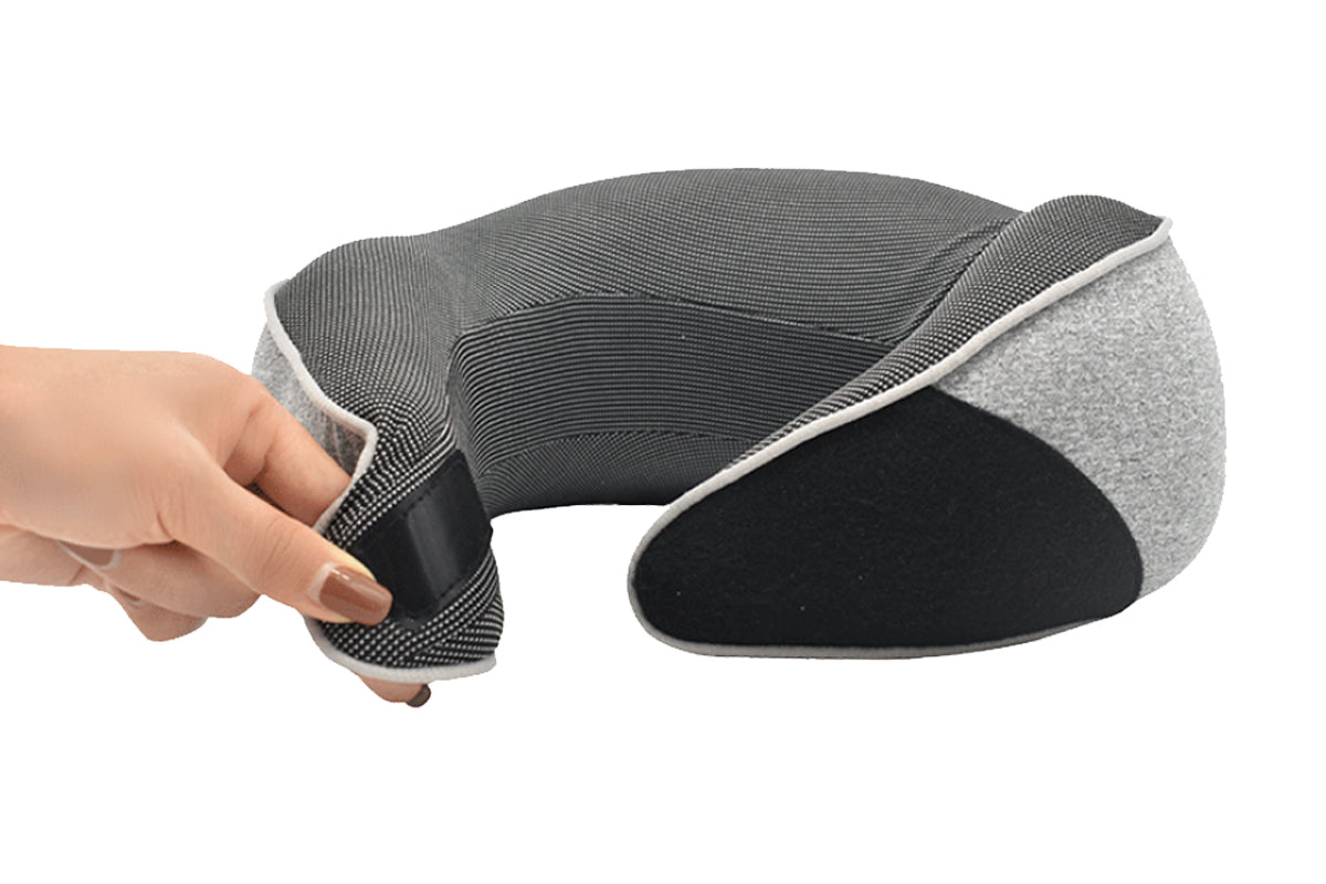 Travel Pillow Set Memory Foam Neck Pillow with Earplugs and Eye Mask