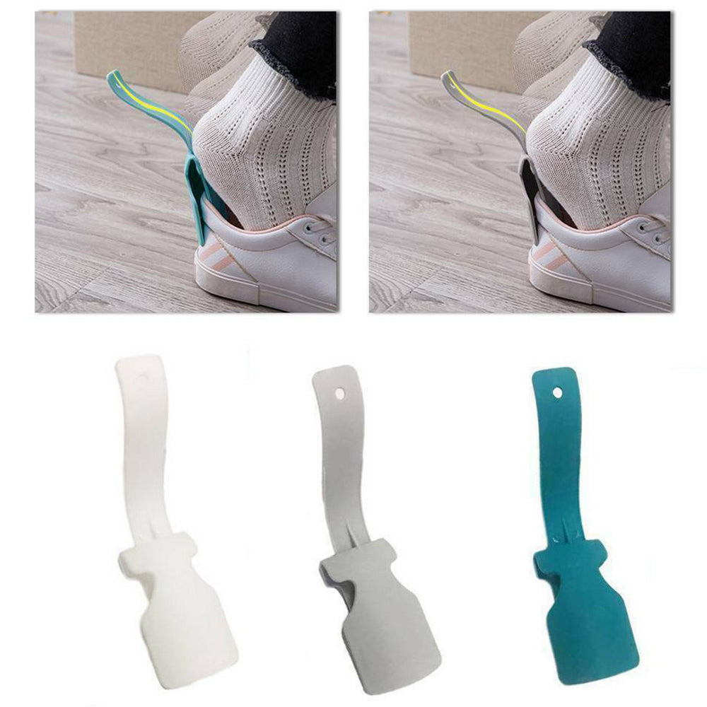 12 Pieces Portable Lazy Shoe Lifting Helper Random Colour