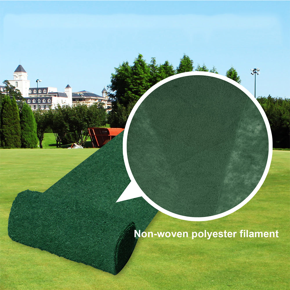 2Pcs 0.2x10m Biodegradable Garden Mat for Grass Seed Growing Planting Carpet