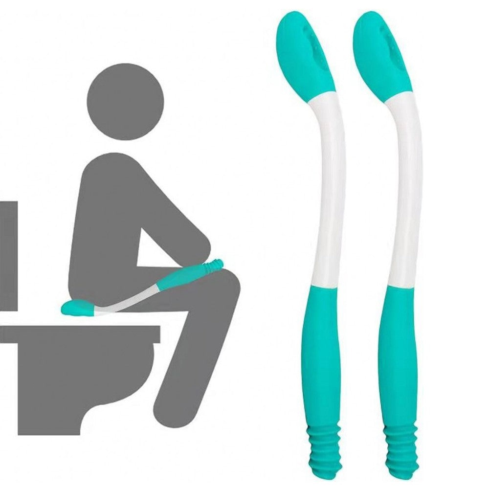 2Pcs Long Grips Handle Toilet Aids Tool