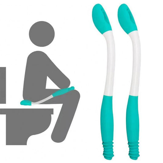 2Pcs Long Grips Handle Toilet Aids Tool