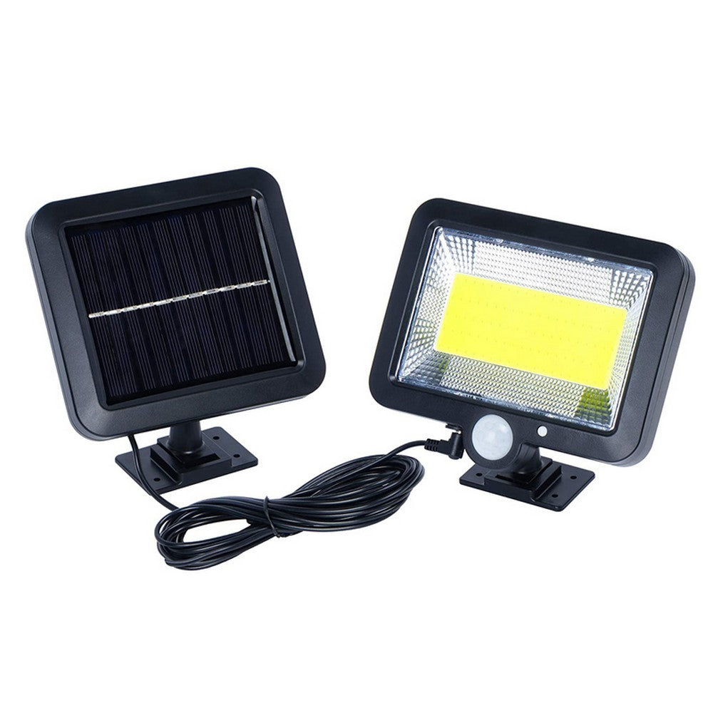 1Pc 100COB Split Solar Motion Sensor Light Outdoor Wall Lamp with 3 Modes