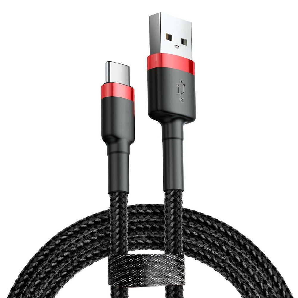 1Pc 2m USB to Type C Quick Charging Cable Fast Charging Lead Data Cord