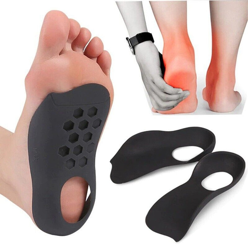 2 Pairs Flat Foot Plantar Fasciitis Insoles Arch Support Insoles for EU 35-40