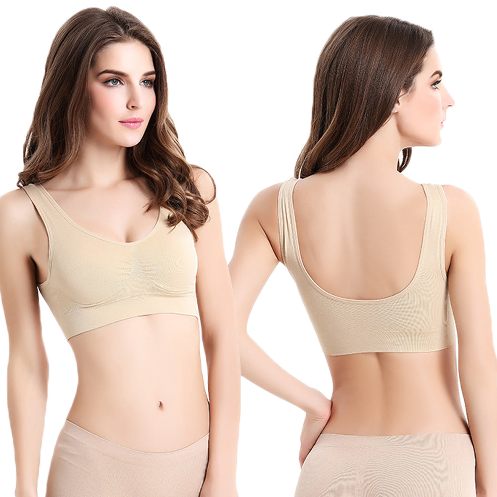 3 Pack Womens Seamless Comfortable Bras Seamfree Bra 18B 18C 18D 20A 20B