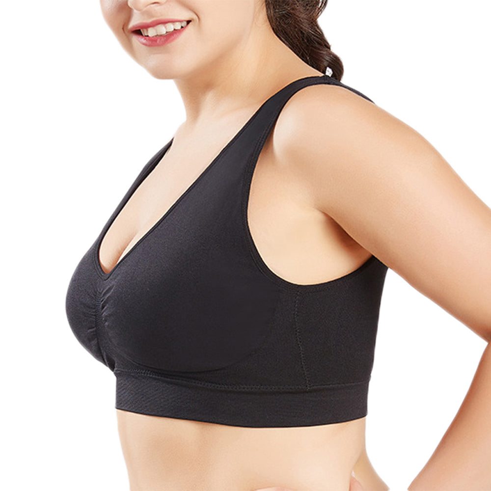 3 Pack Womens Seamless Comfortable Bras Seamfree Bra 24A 24B 24C 24D 26A 26B