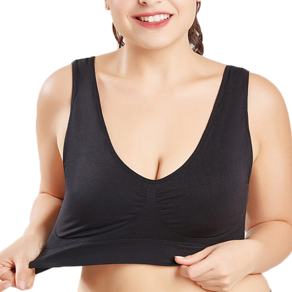 3 Pack Womens Seamless Comfortable Bras Seamfree Bra 24A 24B 24C 24D 26A 26B