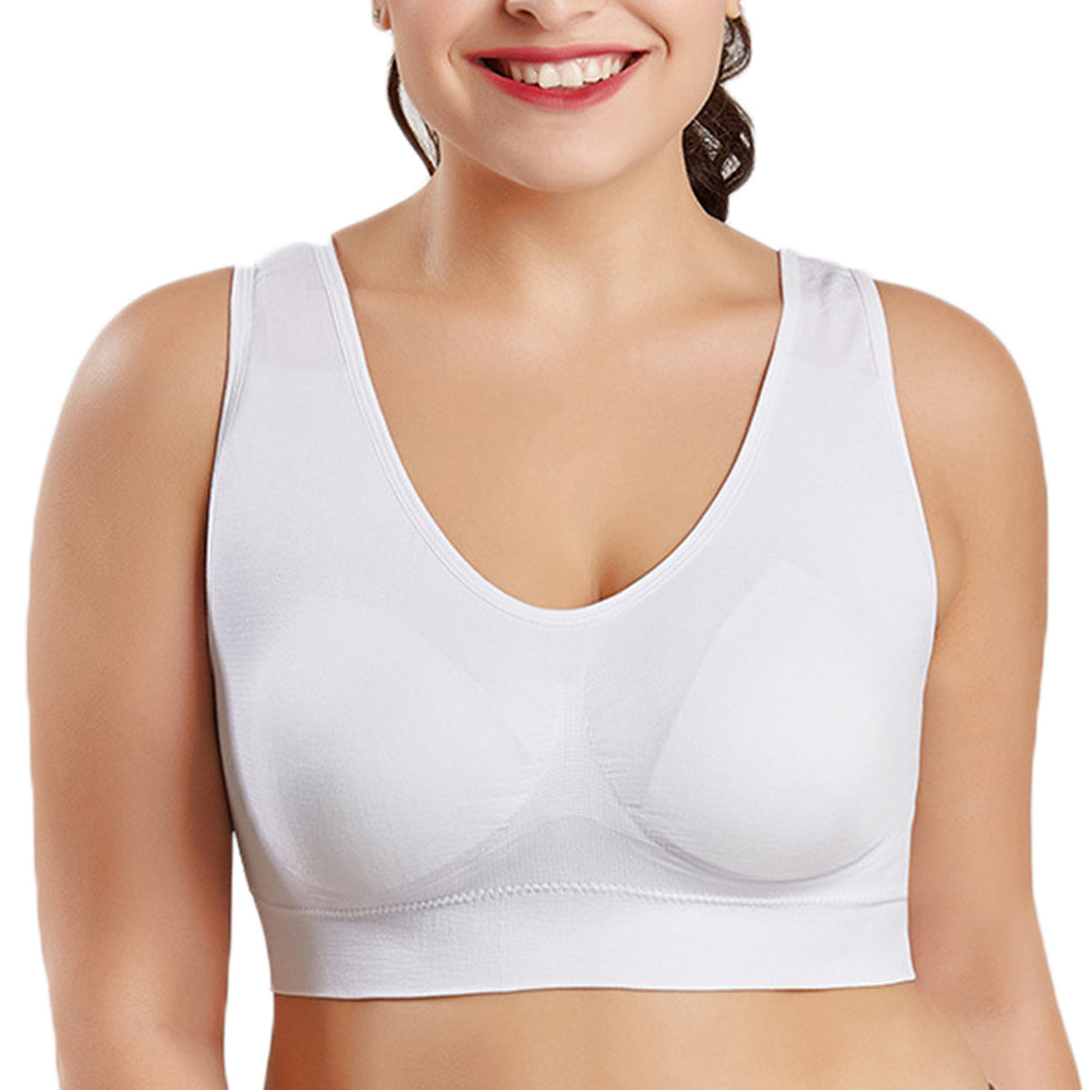 3 Pack Womens Seamless Comfortable Bras Seamfree Bra 24A 24B 24C 24D 26A 26B
