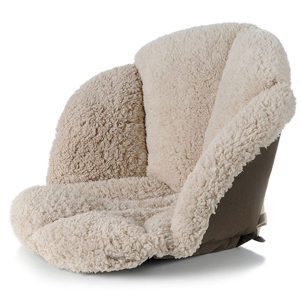 Fleece Lumbar Back Support Chair Seat Cushion