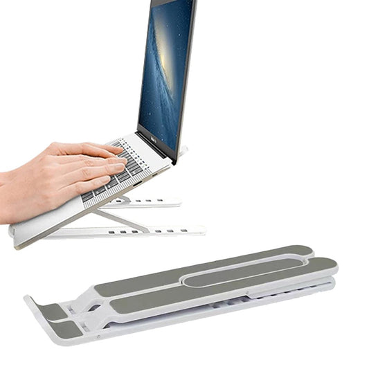 1 X Foldable Tablet Holder Portable Laptop Stand Bracket Adjustable Laptop Riser