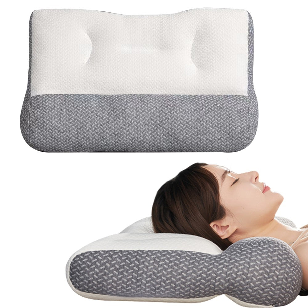 60x40cm Ergonomic Cervical Pillow Orthopedic Neck Contour Pillow for Side Sleepers