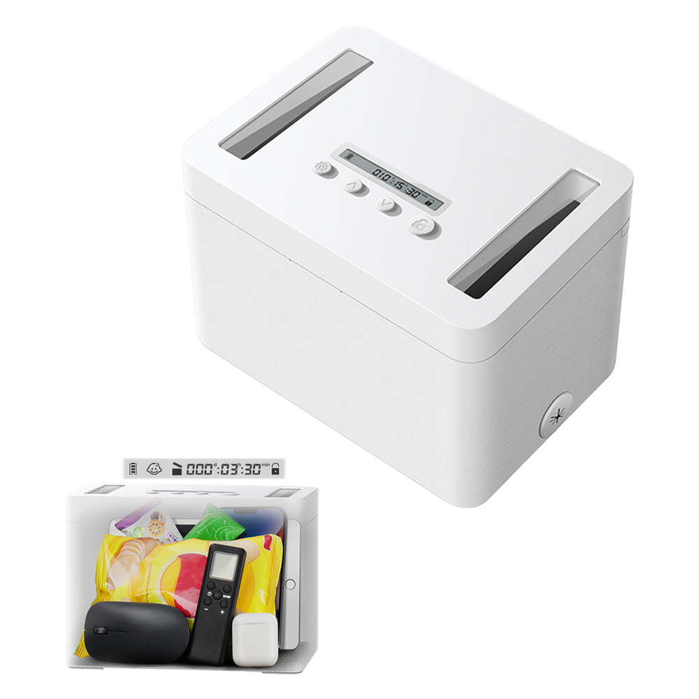 Metal Timed Lock Box Self-Control Phone Box Timer Locker with Display