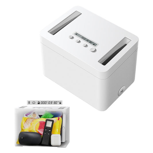 Metal Timed Lock Box Self-Control Phone Box Timer Locker with Display