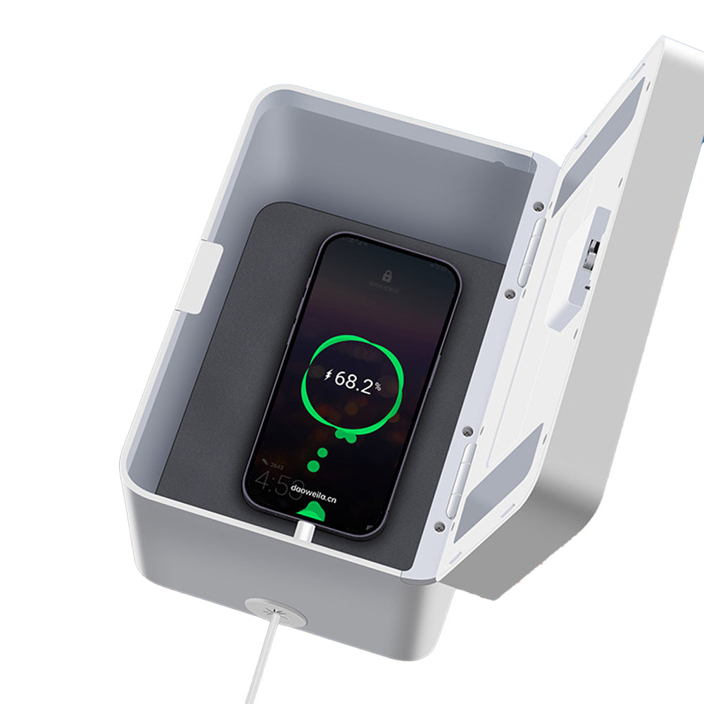 Metal Timed Lock Box Self-Control Phone Box Timer Locker with Display