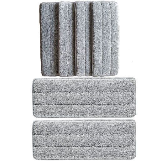 6Pcs Flat Mop Pad Cloth Replacement Cloth for Self-wringing Mop