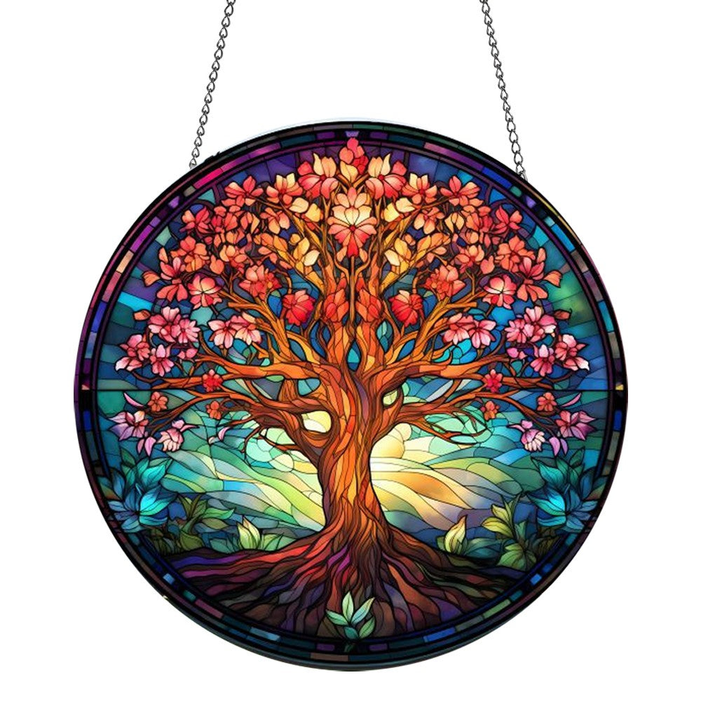 15cm Tree of Life Hanging Decorative Panel Window Hangings Home Wall Art