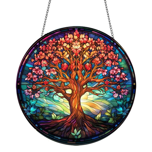 15cm Tree of Life Hanging Decorative Panel Window Hangings Home Wall Art