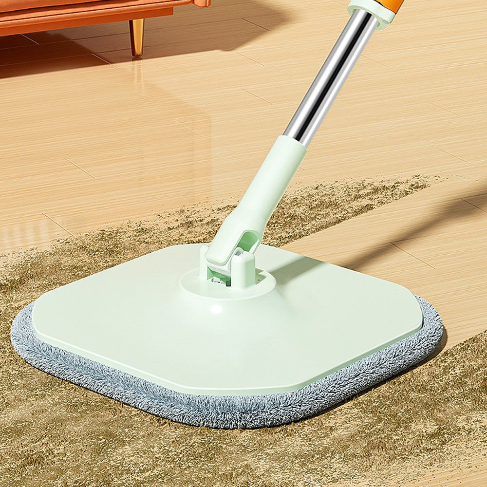 Retractable Spin Mop and Bucket Set with Replacement Microfiber Mop Pad - Set 1