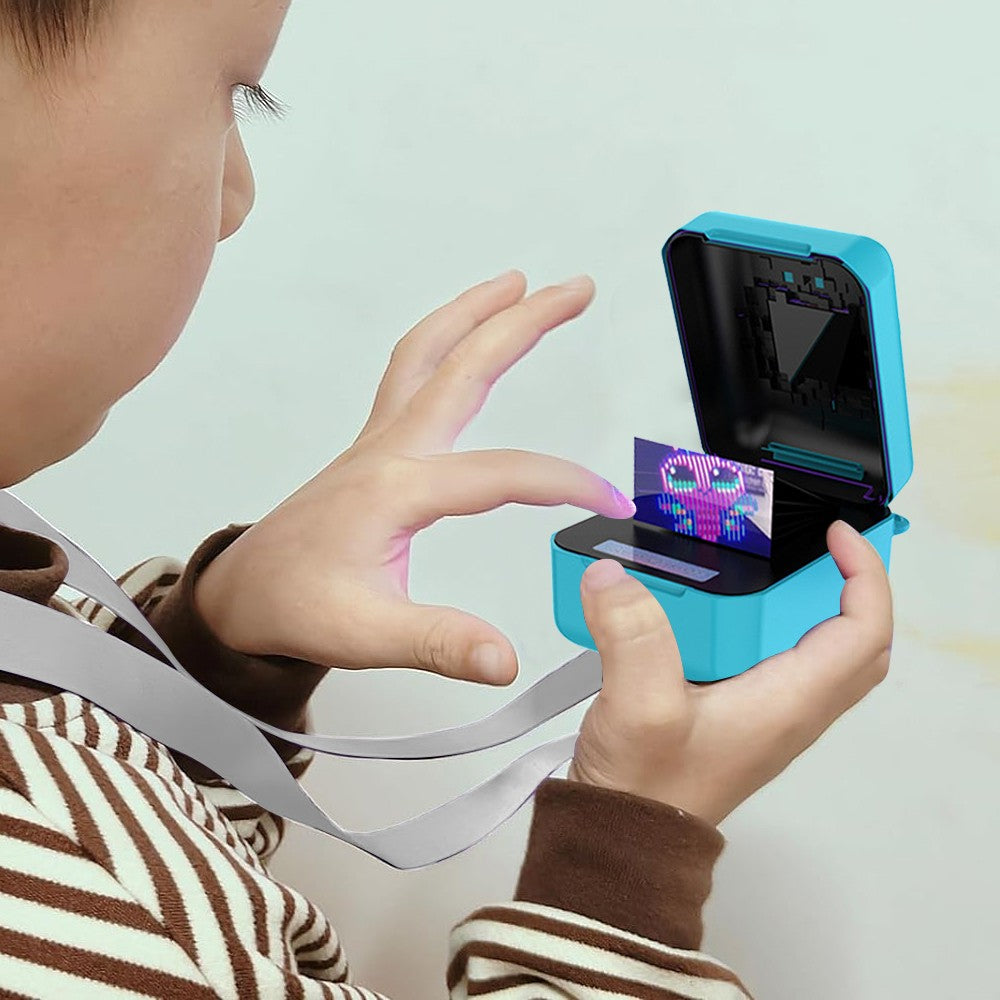 1Pc Silicone Case for Bitzee Interactive Digital Pet with Lanyard - Blue