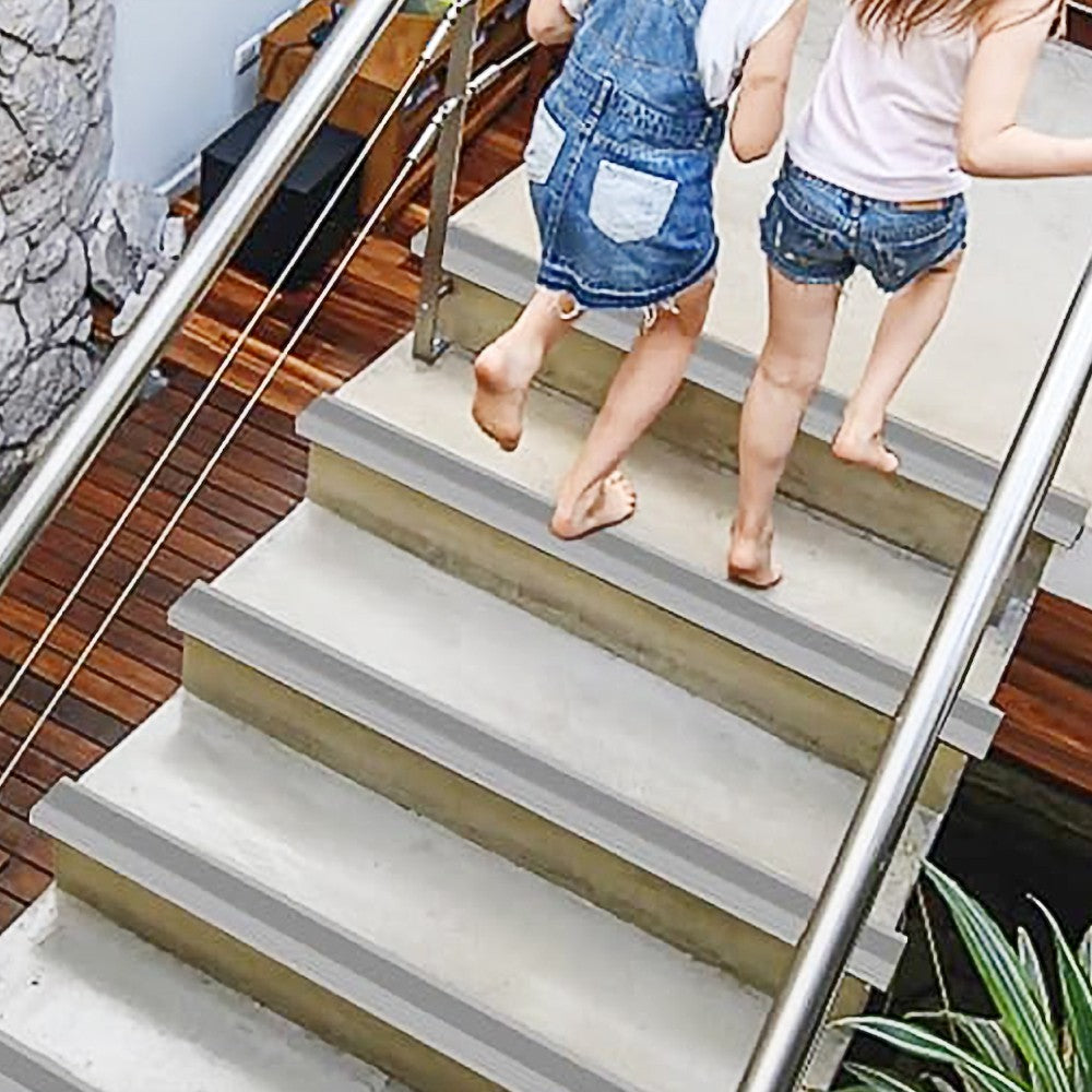 1M Self-Adhesive L-Shaped Anti-Slip Stair Nosing PVC Stair Step Edge Protector