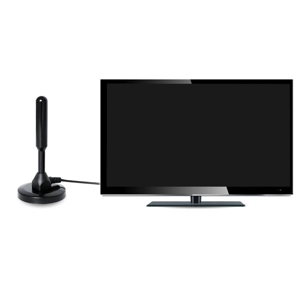 2Pcs Portable Digital TV Antenna Indoor HDTV Aerial Signal Booster Amplifier