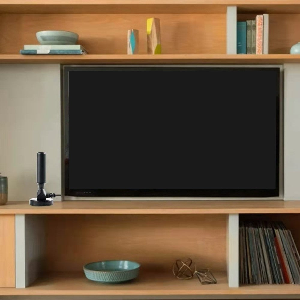 1Pc Portable Digital TV Antenna Indoor HDTV Aerial Signal Booster Amplifier