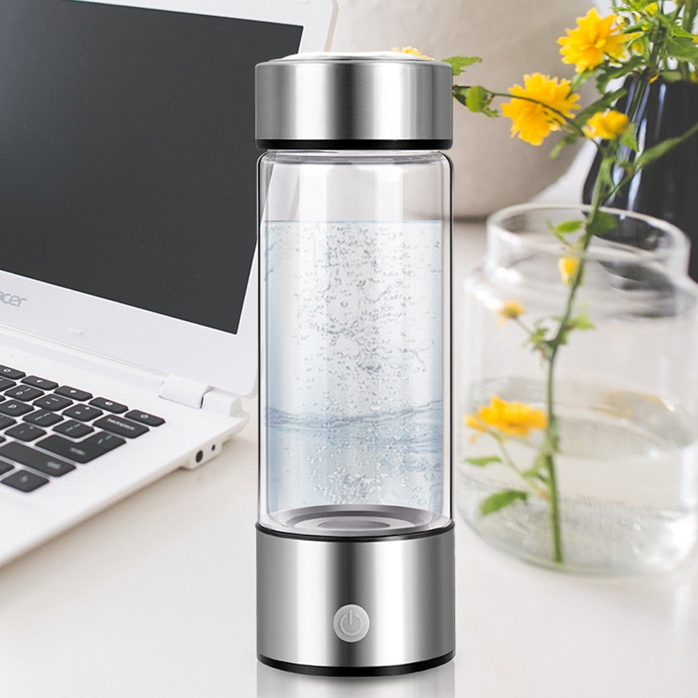 450ml Hydrogen Generator Water Bottle USB Hydrogen Water Ionizer Machine