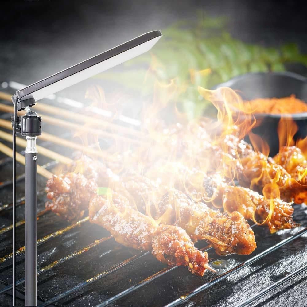 Portable LED Camping Light USB Powered BBQ Lamp with Telescoping Tripod