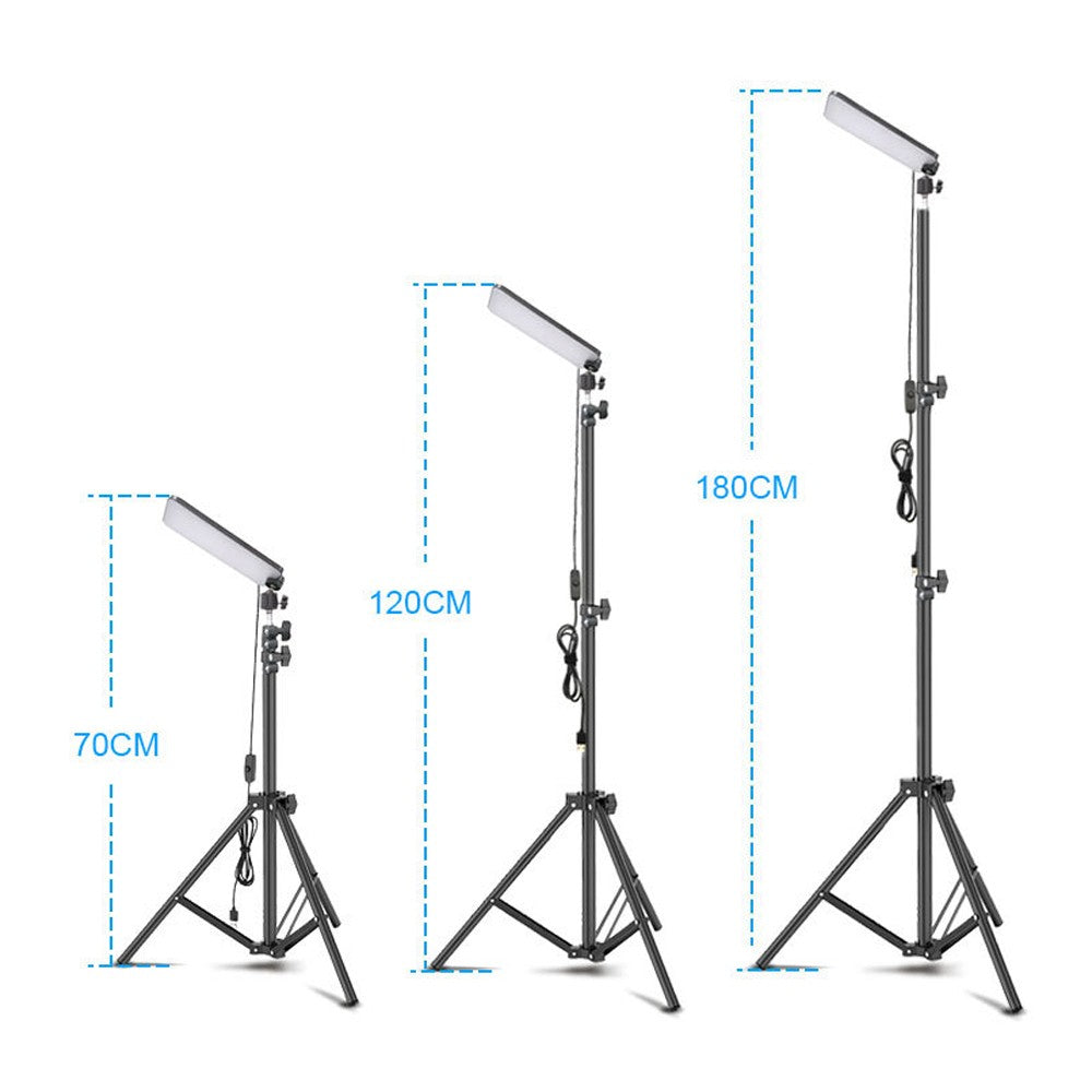 Portable LED Camping Light USB Powered BBQ Lamp with Telescoping Tripod