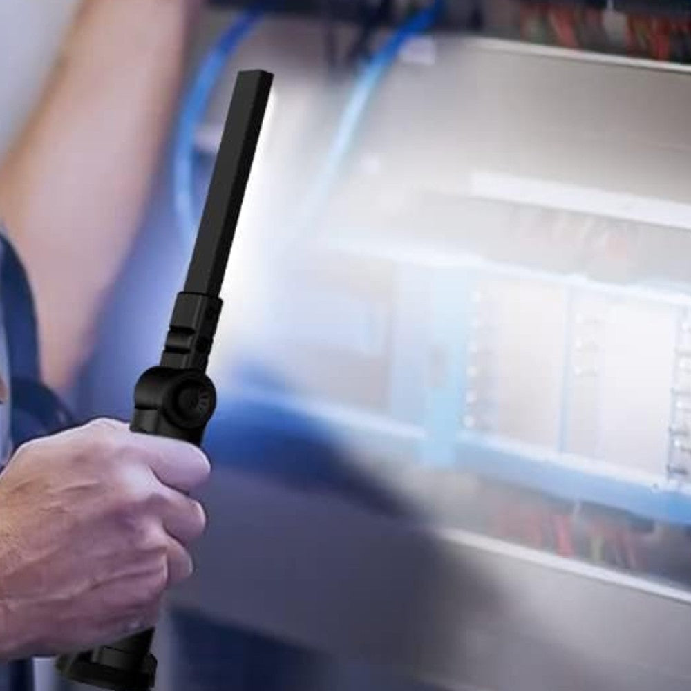 1Pc LED Work Light Grill Light USB Rechargeable Flashlight with Magnetic Base