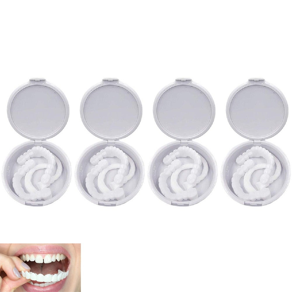 Newest 4 Pairs of Smile Fake Teeth Veneer