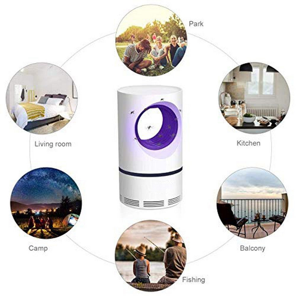 Mosquito Catcher Lamp Insect Killer Electric LED Light Fly Bug Zapper Trap USB