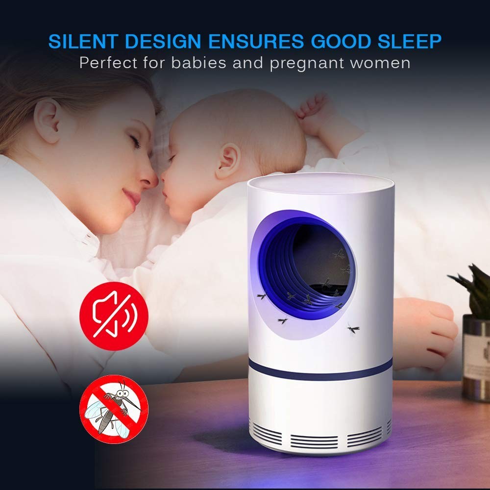 Mosquito Catcher Lamp Insect Killer Electric LED Light Fly Bug Zapper Trap USB